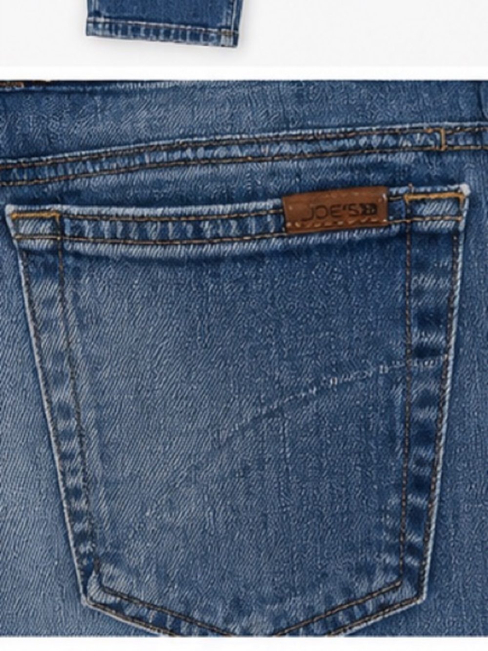Joe's Jeans Medium Blue Cropped Boyfriend Jeans - Picture 2 of 5